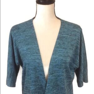 Girls LuLaRoe Turquoise Lindsey Kimono Sz-10/12